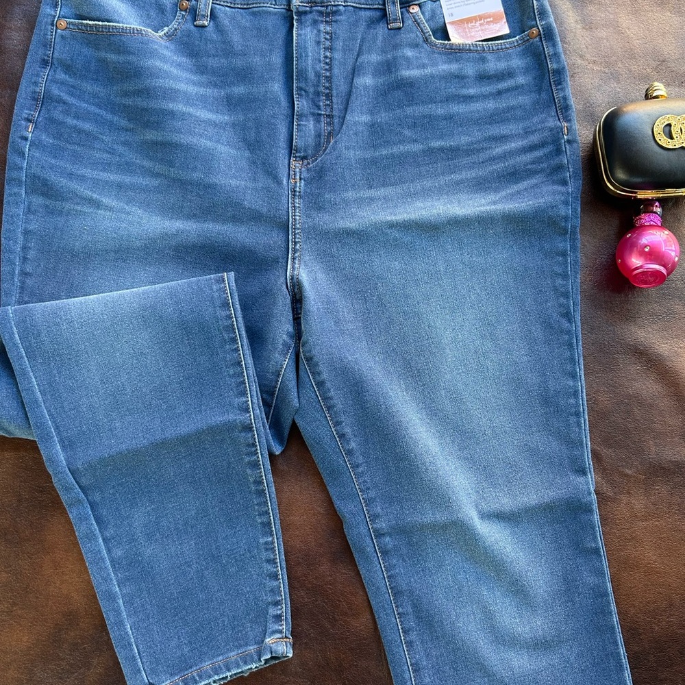 Women's Blue Stretch Denim Jeans